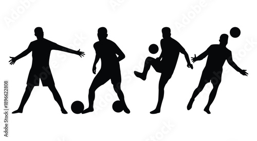 Black and white soccer sports game 