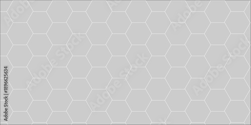 Seamless hexagon geometric pattern background