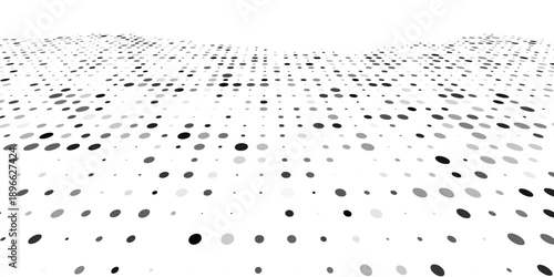 Modern Dotted Halftone Background. Grunge Backdrop. Distressed Texture. Black and White Pattern.eps 10