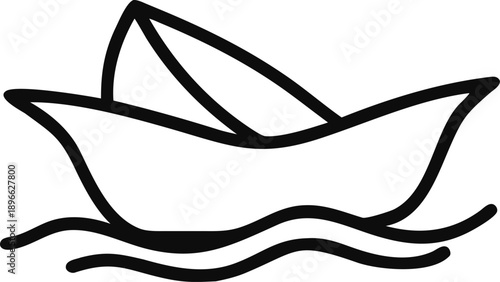 Simple Paper Boat Design