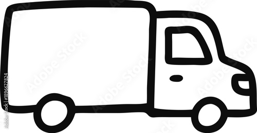 Simple Truck Drawing