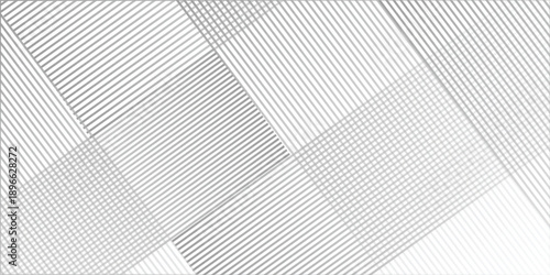 Diagonal lines gray on white background, stripes grid, mesh pattern with dashes