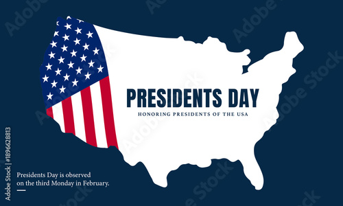 Presidents Day United States Of America Design Background