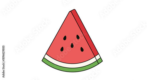 Illustration of a Watermelon Slice.
