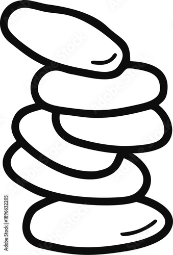 Simple Stone Stack Design