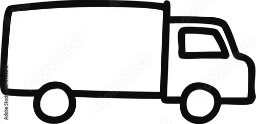 Simple Truck Outline Design