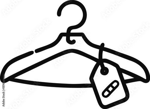 Clothes Hanger With Tag