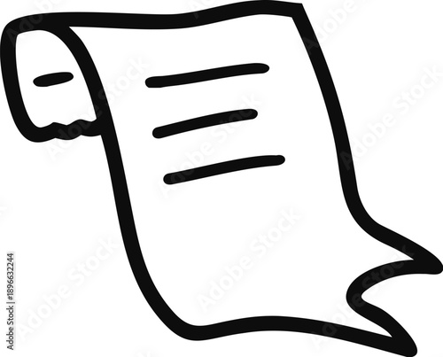 Simple Paper Scroll Design