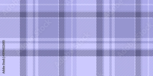 Quality plaid textile tartan, surface texture fabric check. Decorative background pattern vector seamless in light and indigo colors.