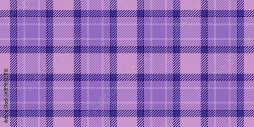 Drawing fabric vector seamless, handkerchief tartan background plaid. Packaging check textile texture pattern in violet and pastel colors.