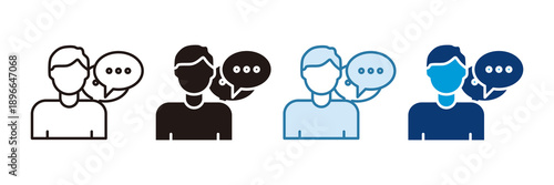 Tutor Session Icon Set Multiple Style Collection