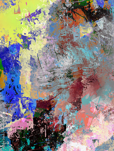 farben formen dekoration cover verlauf abstrakt malerei grafik grunge hobby