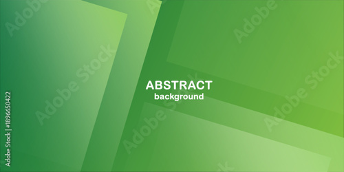 Abstract Green Geometric Background with Gradient Shapes.Modern creative trendy in vector EPS 10