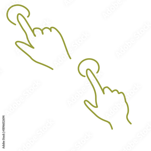 Illustration of a hand clicking with its index finger