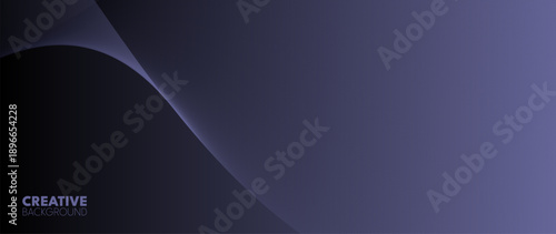 Elegant dark purple abstract background with smooth curved lines and a minimalist aesthetic, perfect for modern web banners and creative presentations.