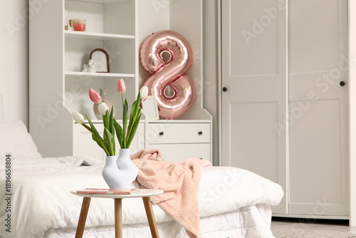 Vase with tulips for Women'...