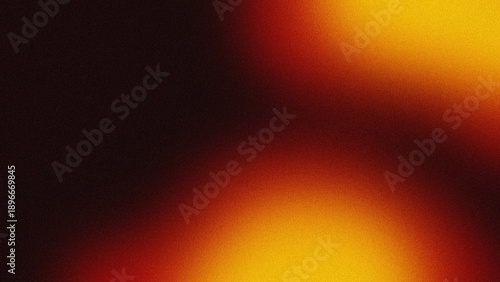 Canvas Print Abstract grain texture background with warm orange and red gradient