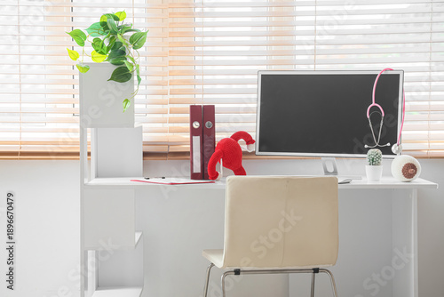 Gynecologist's workplace wi...
