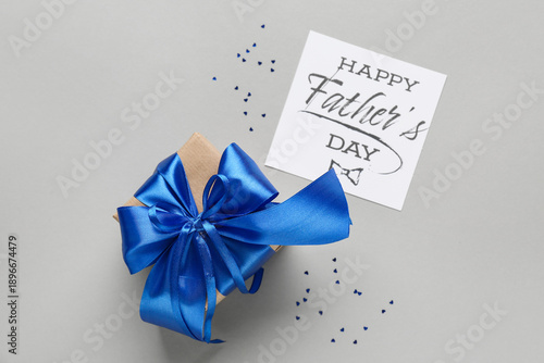 Postcard with gift box and ...