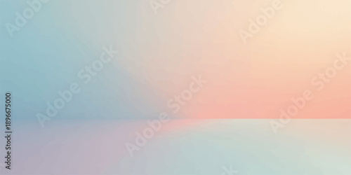 Abstract colorful rainbow background with lines and nature elements