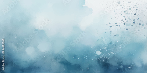 Rainy window with water drops and cloudy sky