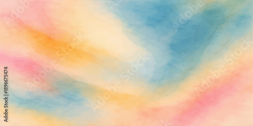 Colorful abstract watercolor texture background