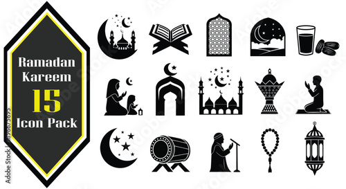 Muslim Special Festival Ramadan Kareem Icon Pack