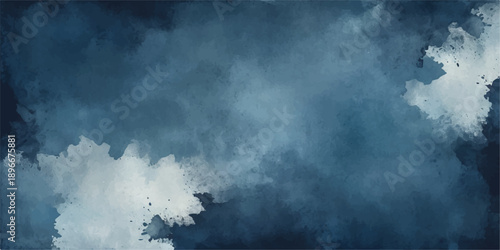 Cloudy sky with dramatic clouds and weather effects