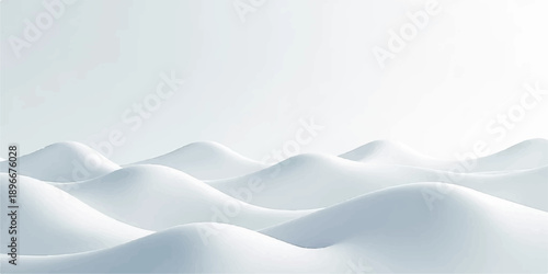 Abstract blue silk wave background with soft flowing curves and smooth fabric-like texture