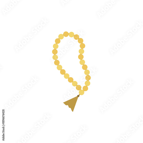 Prayer beads vector illustration 