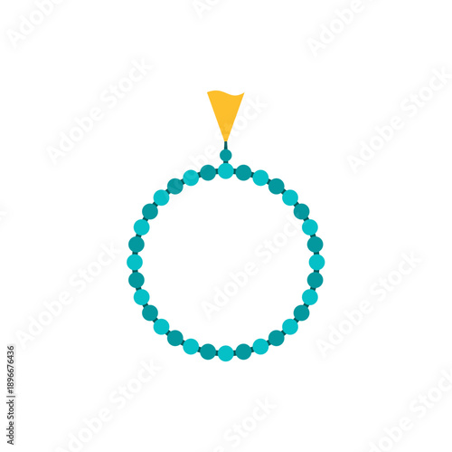 Prayer beads vector illustration 