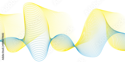 Geometric energy curve minimal flowing bland abstract vector wave line template. swoosh speed line music and science technology vector flow background.	
