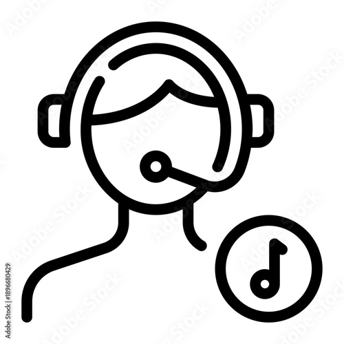 music line icon