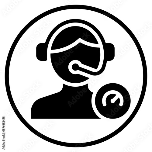 performance glyph icon