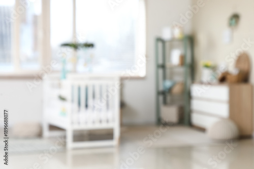 Blurred view of children's ...