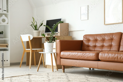 Interior of modern office w...