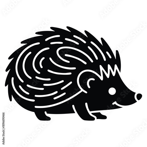 Cute autumn theme icon vector in solid black style ideal for seasonal decoration fall branding minimal interface and graphic design use