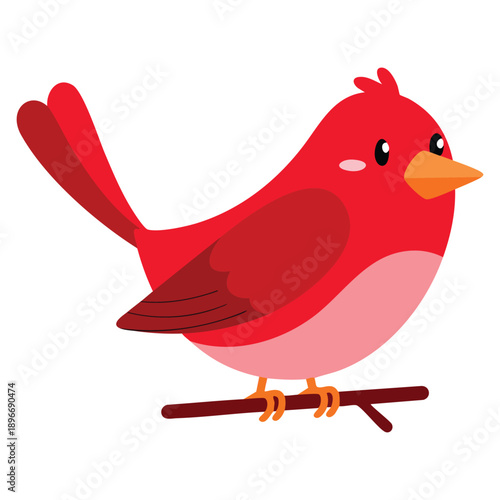 Cute cartoon bird vector illustration suitable for kids design playful character artwork nursery decor animal themed visuals and cheerful creative projects