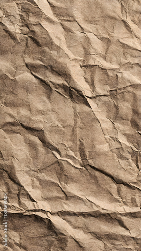 Cardboard box grunge close up reveals aged brown kraft paper texture. Great for packaging, vintage design, crafts, industrial themes.