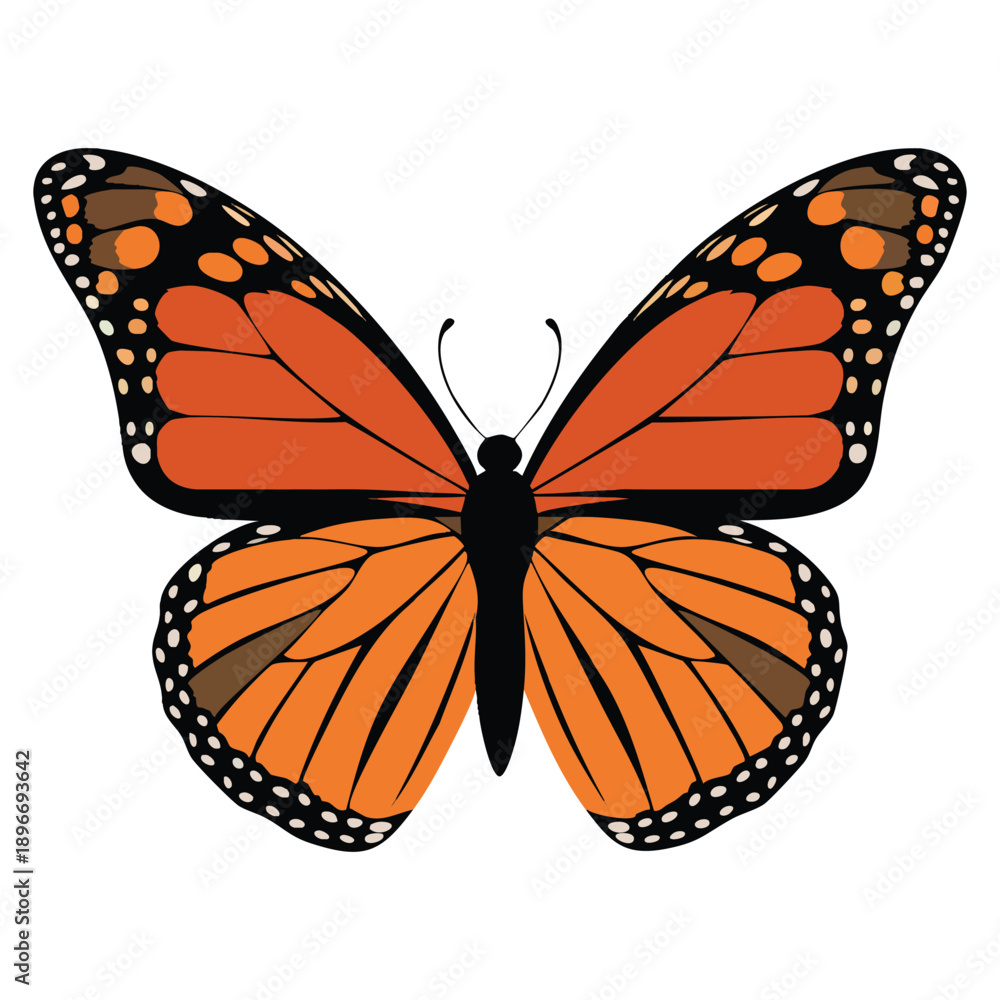 Fototapeta premium Flat monarch icon created as a versatile vector illustration suitable for several purposes including websites UI UX interfaces presentations print templates and digital branding