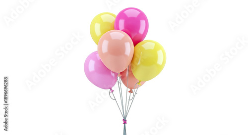 Bunch of Colorful Balloons