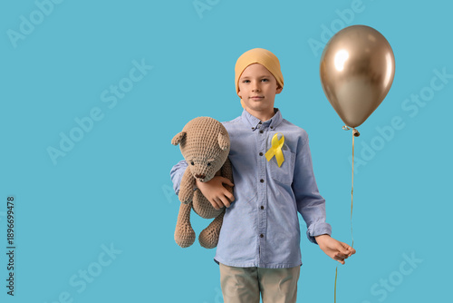 Little boy with childhood c...