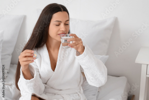 Young woman with estrogen p...