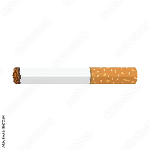 A single cigarette is shown against a white background.