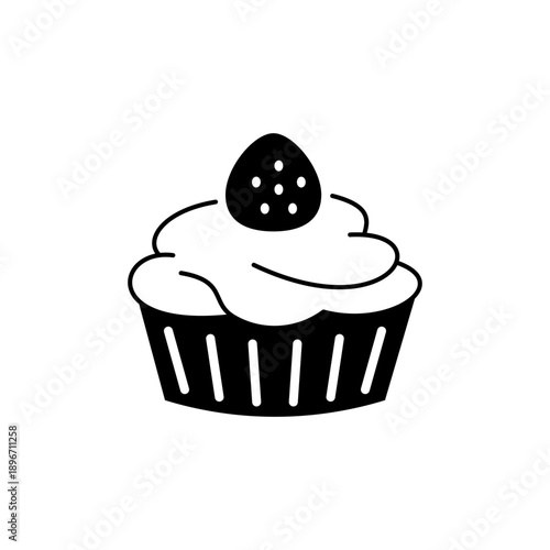 カップケーキをイメージしたスイーツアイコン