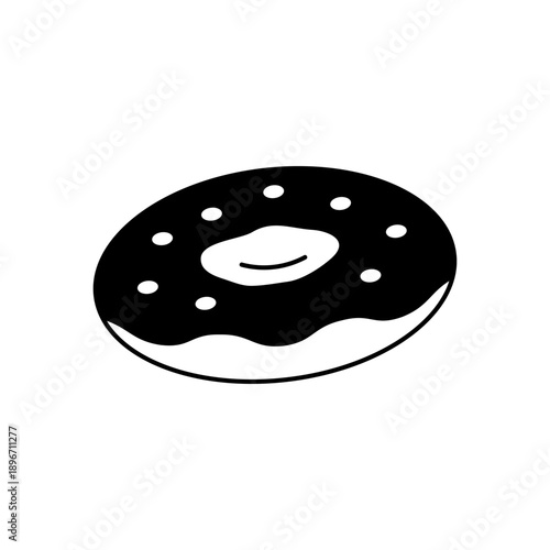 ドーナツをイメージしたスイーツアイコン