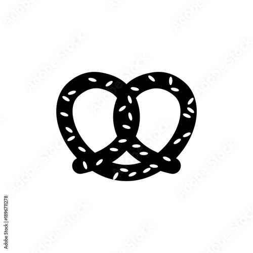 プレッツェルをイメージしたスイーツアイコン