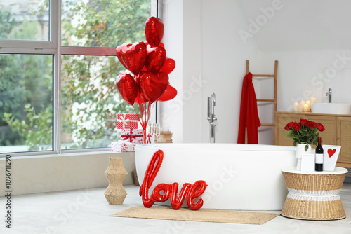 Interior of bathroom decora...