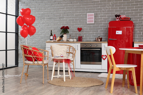Interior of kitchen decorat...