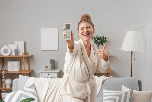 Beautiful happy young woman...